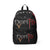 Unisex Fabric Backpack Black
