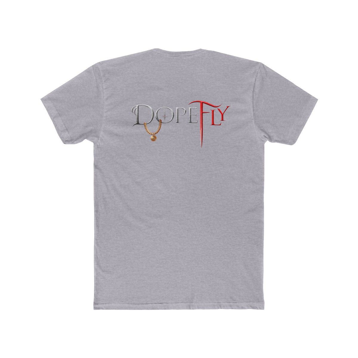 Dopefly World Men's Cotton Crew Tee