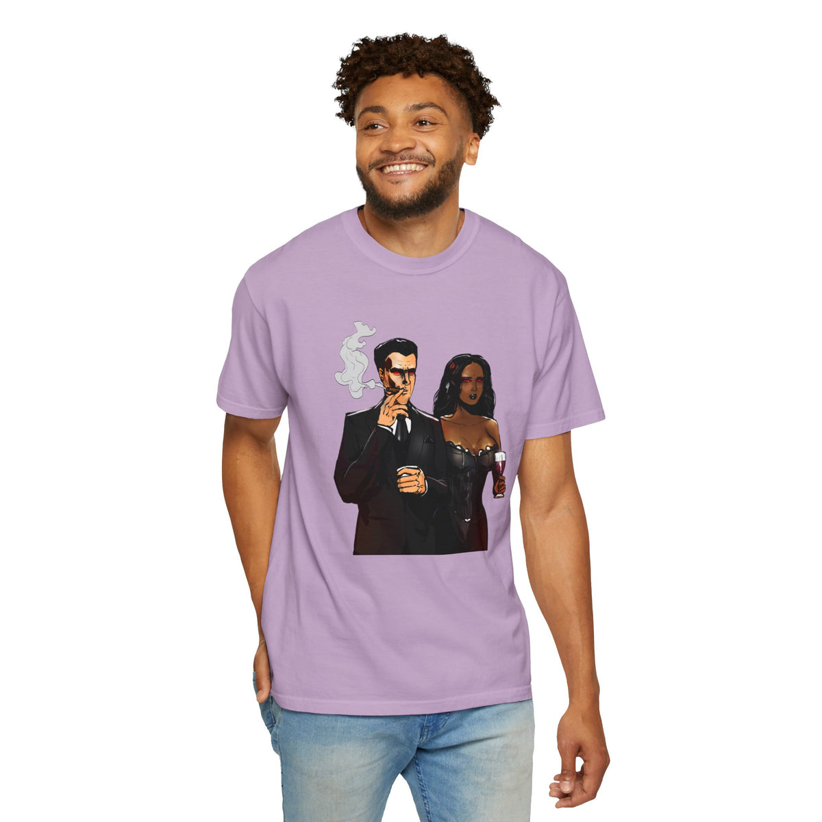 Dopefly World Unisex Garment-Dyed T-shirt