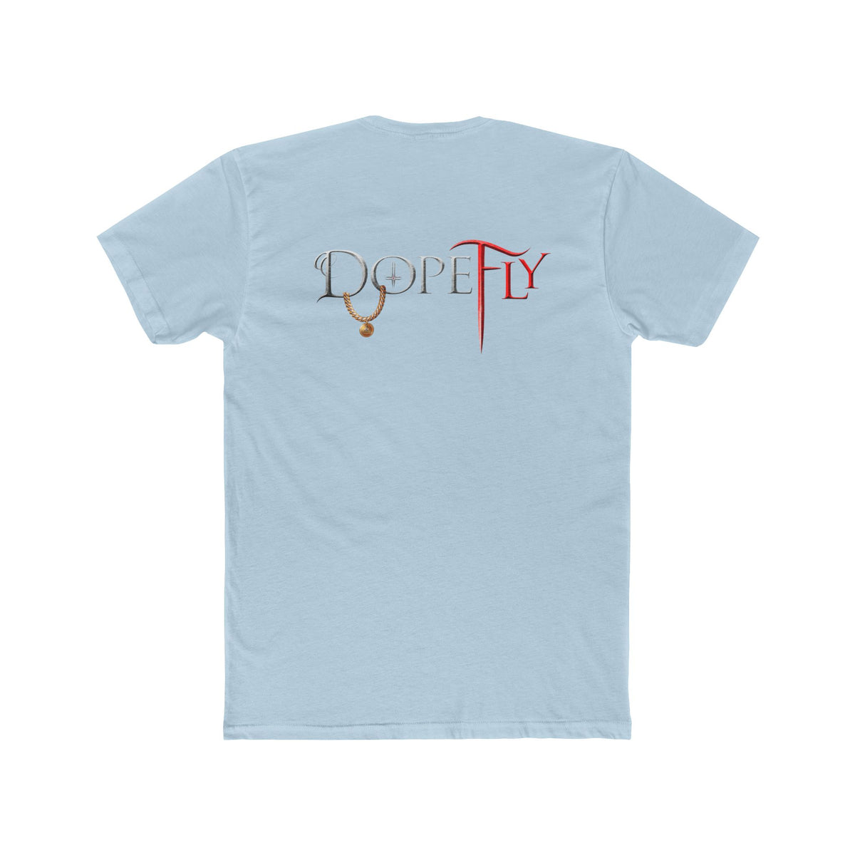 Dopefly World Men's Cotton Crew Tee