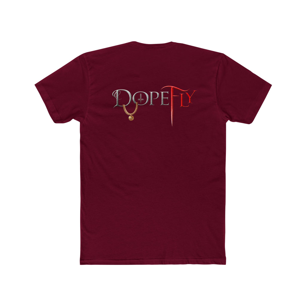 Dopefly World Men's Cotton Crew Tee