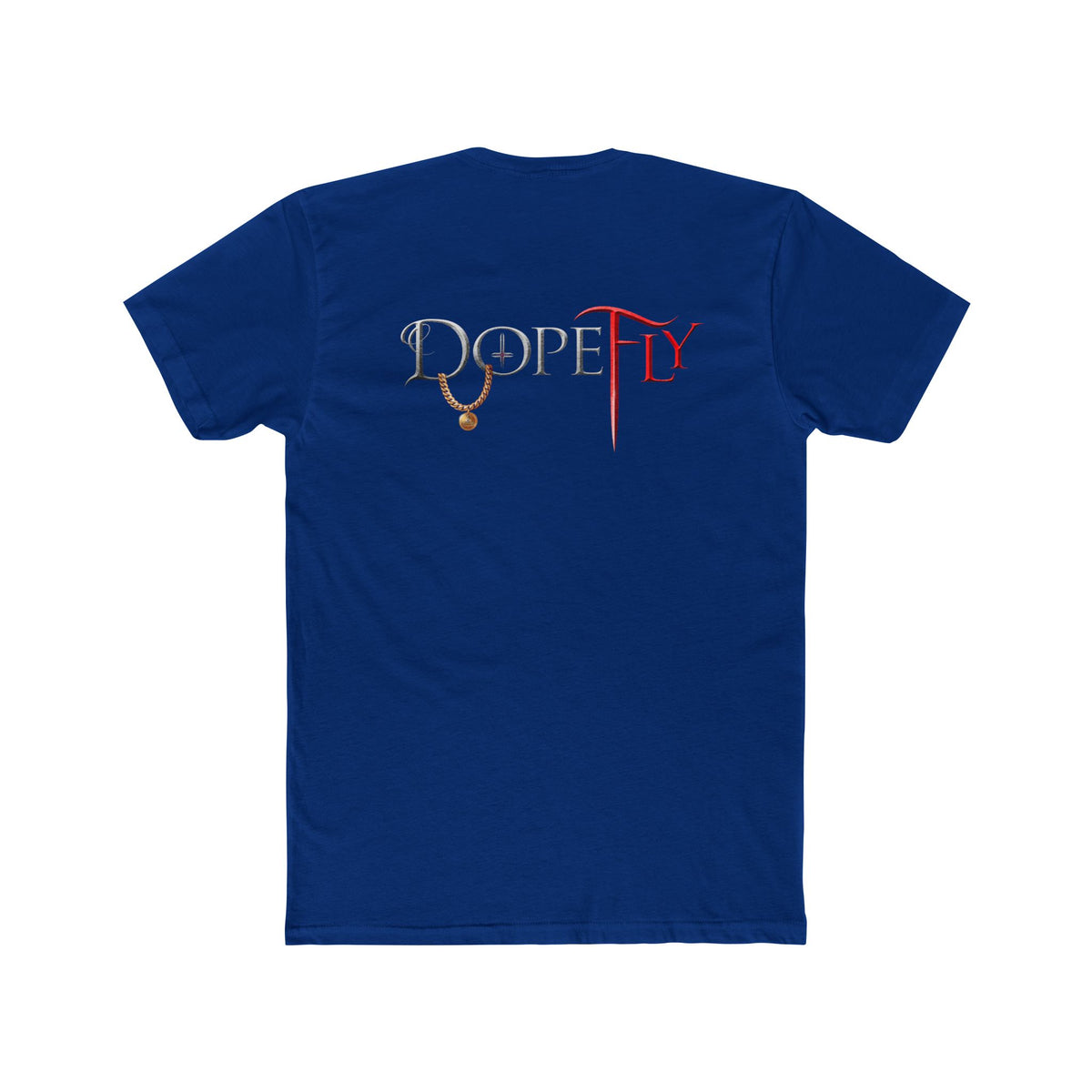 Dopefly World Men's Cotton Crew Tee