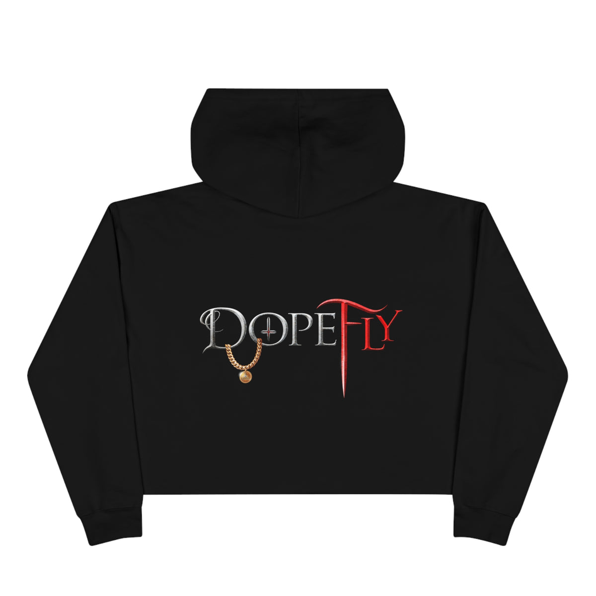 Dopefly World Crop Hoodie