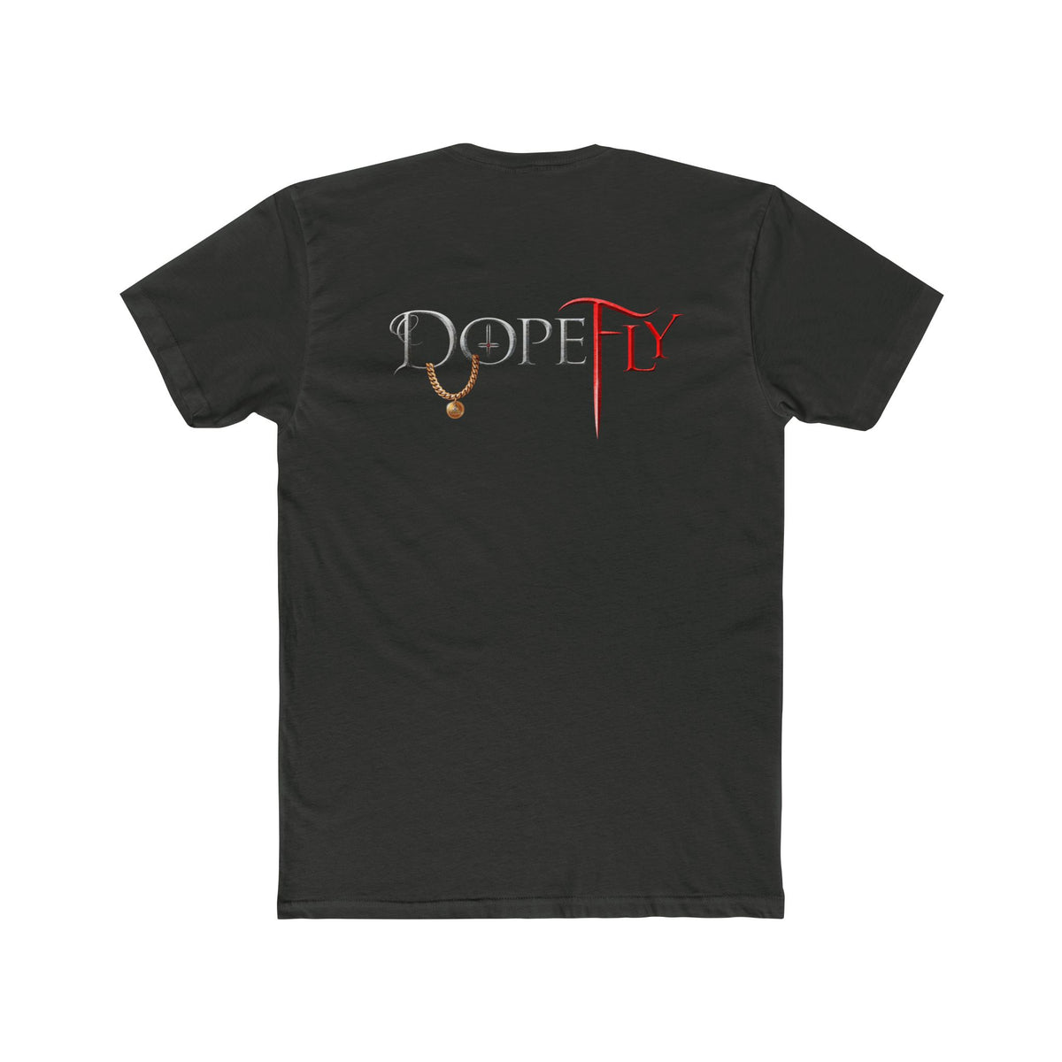 Dopefly World Men's Cotton Crew Tee