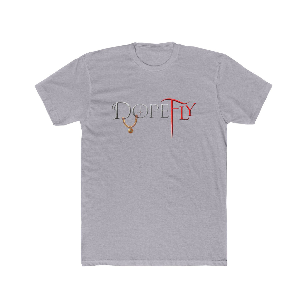 Dopefly World Men's Cotton Crew Tee