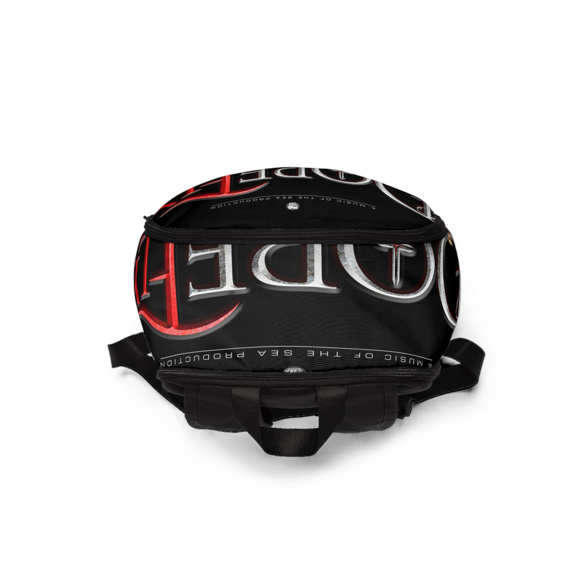 Unisex Fabric Backpack Black