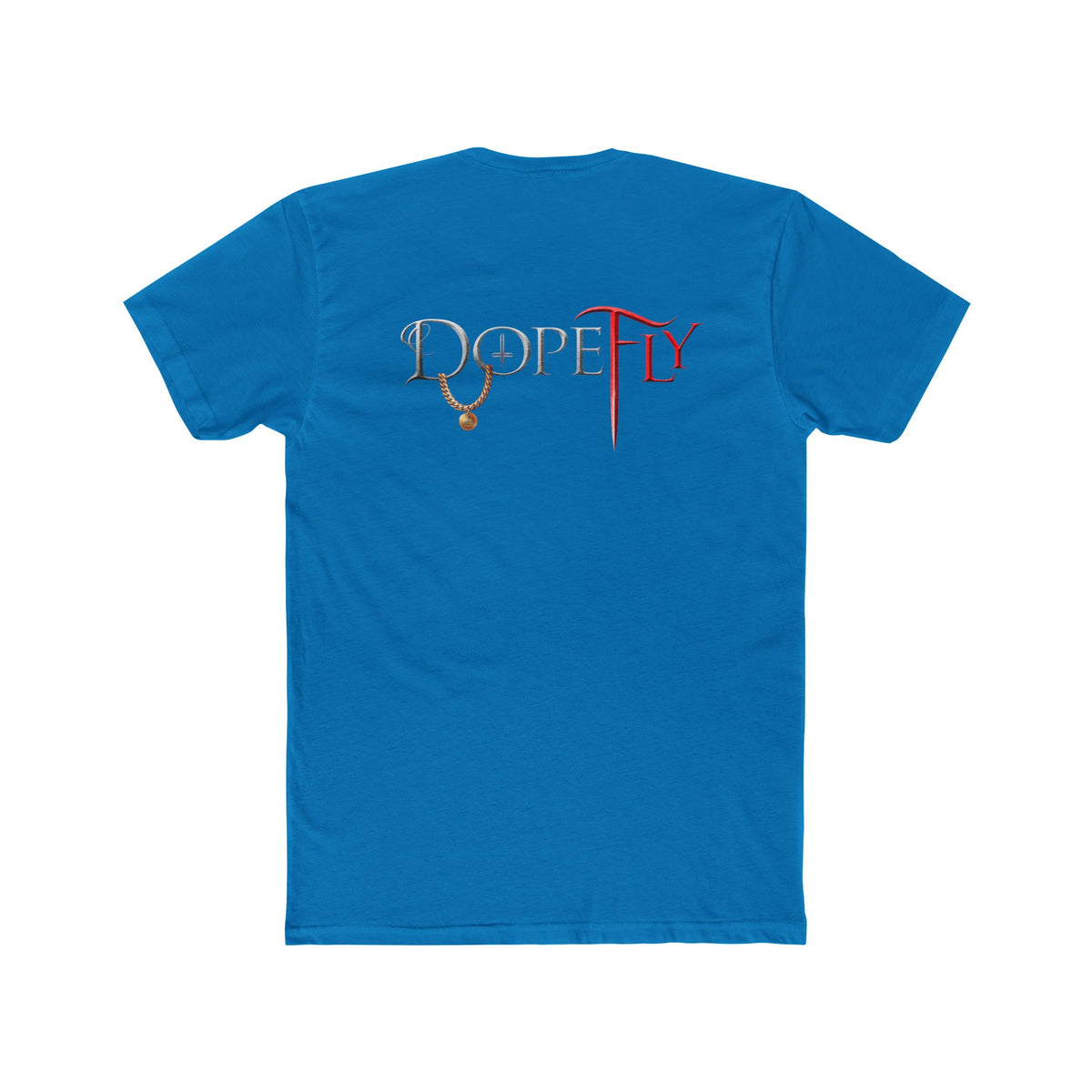 Dopefly World Men's Cotton Crew Tee