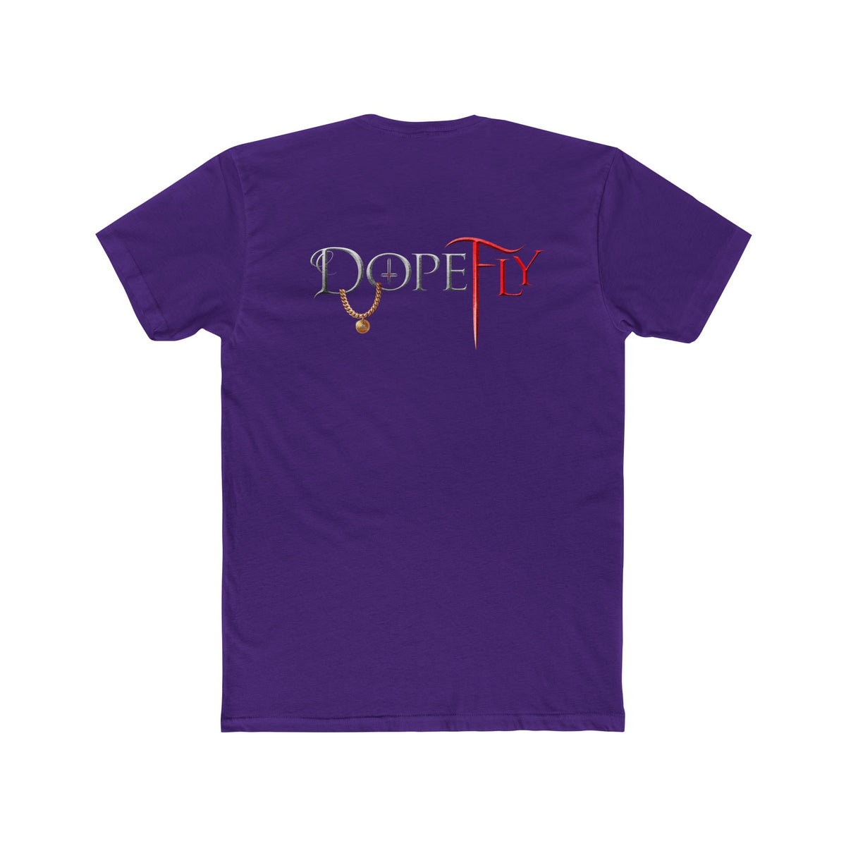 Dopefly World Men's Cotton Crew Tee