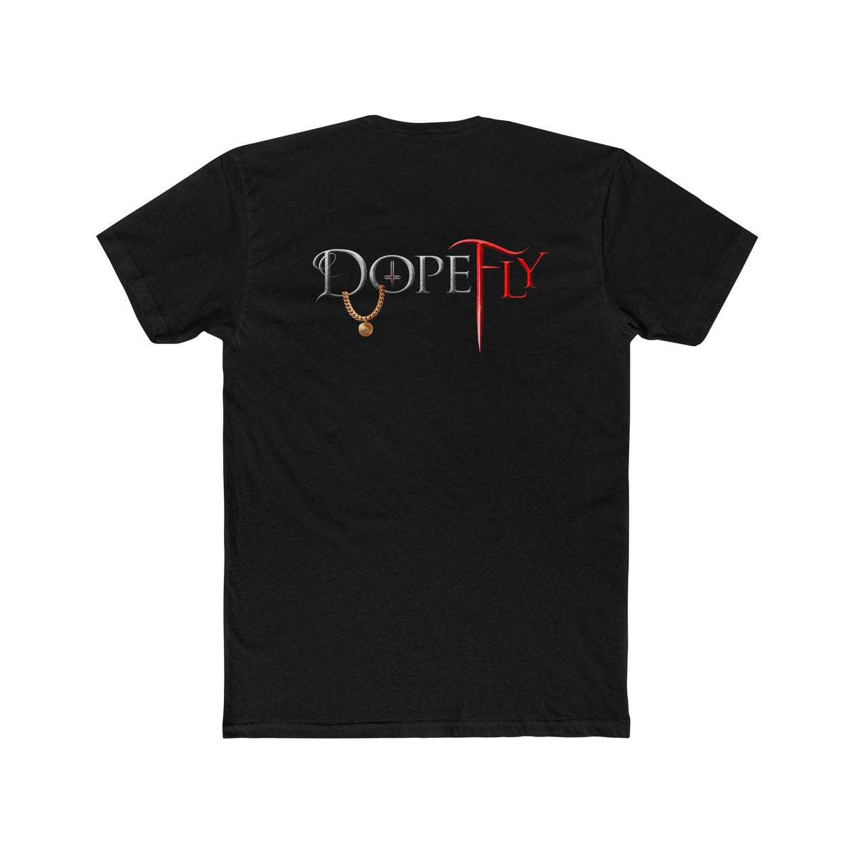 Dopefly World Men's Cotton Crew Tee