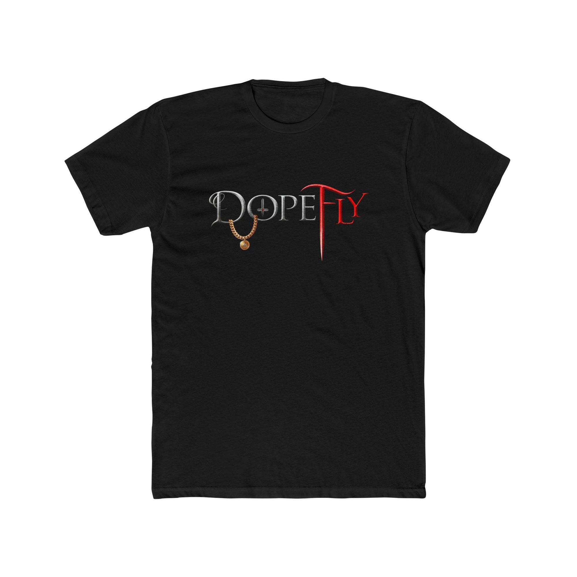 Dopefly World Men's Cotton Crew Tee