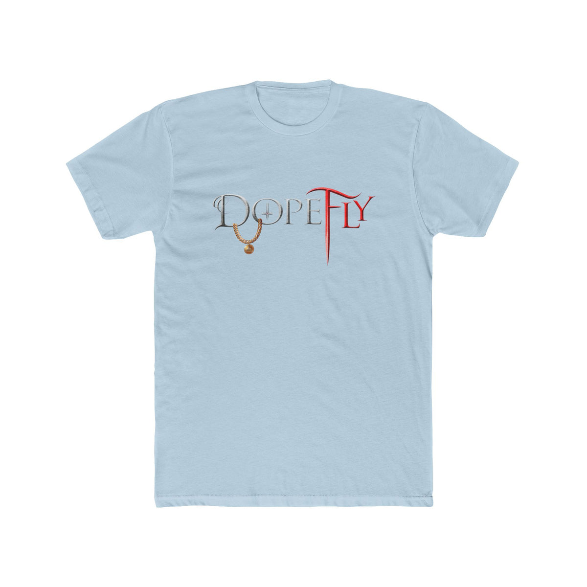 Dopefly World Men's Cotton Crew Tee