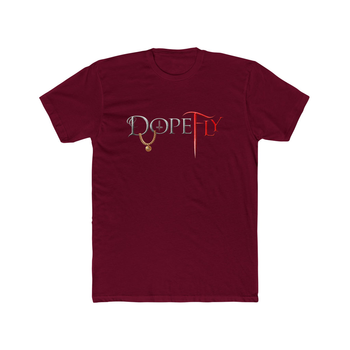 Dopefly World Men's Cotton Crew Tee