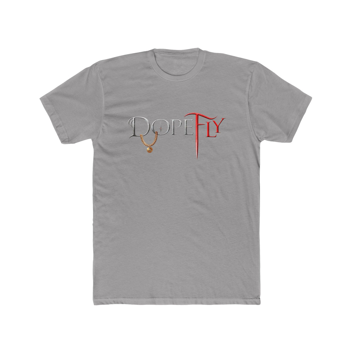 Dopefly World Men's Cotton Crew Tee