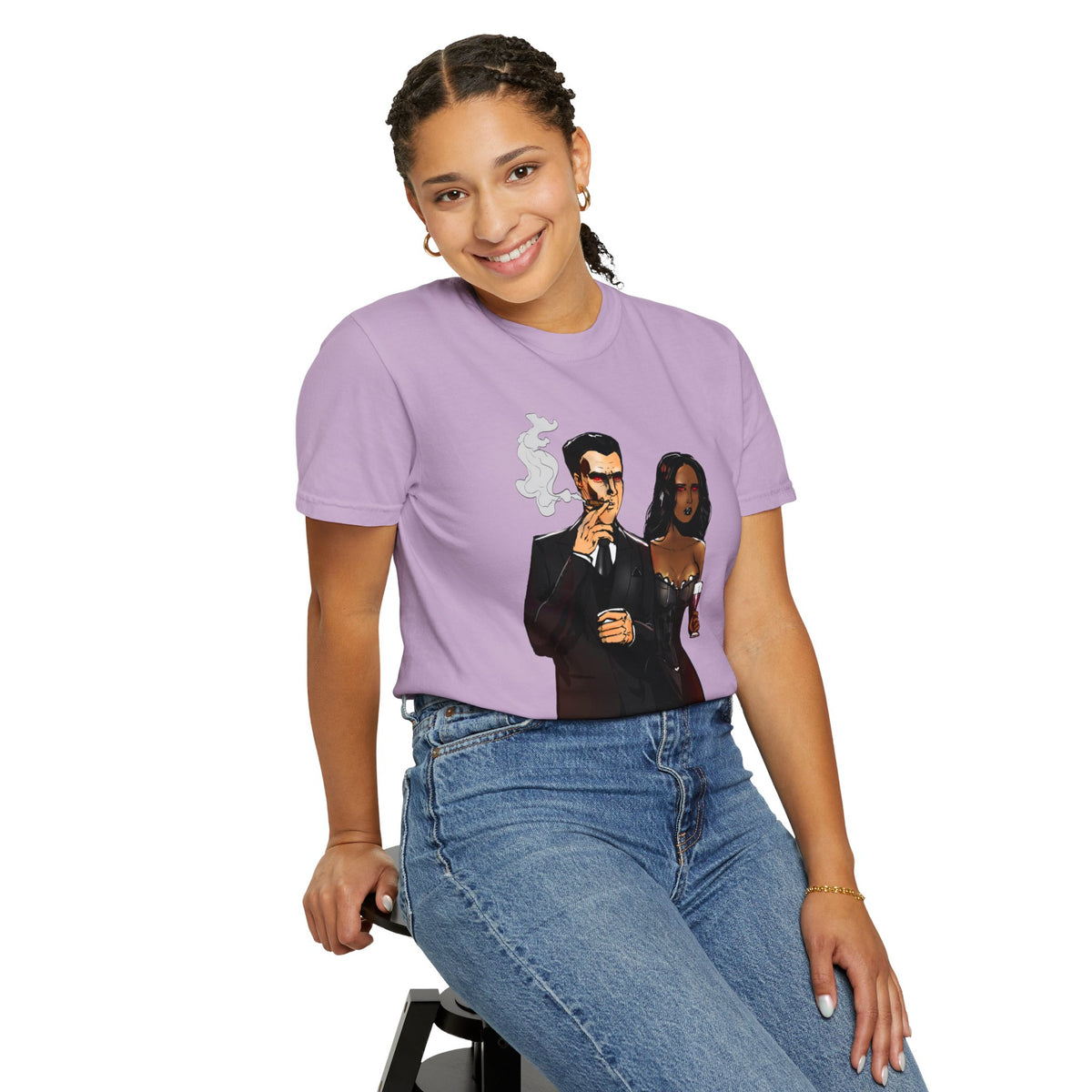 Dopefly World Unisex Garment-Dyed T-shirt