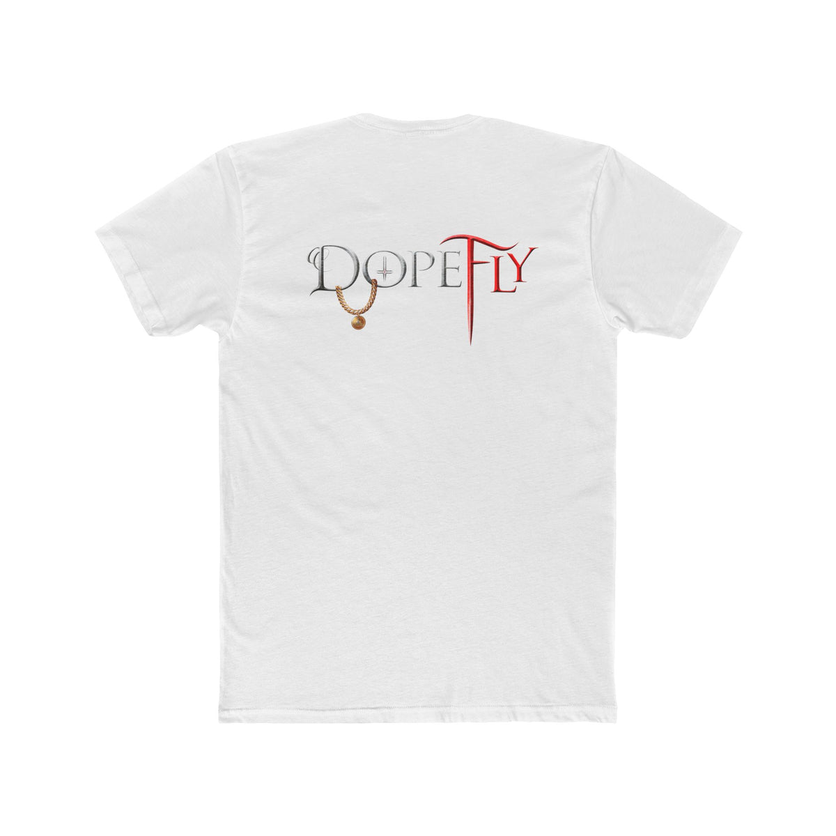 Dopefly World Men's Cotton Crew Tee