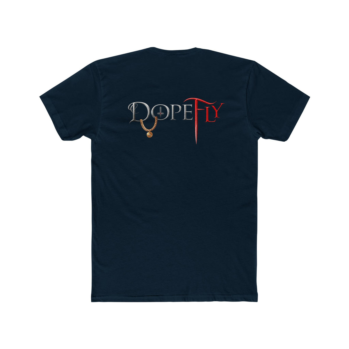 Dopefly World Men's Cotton Crew Tee