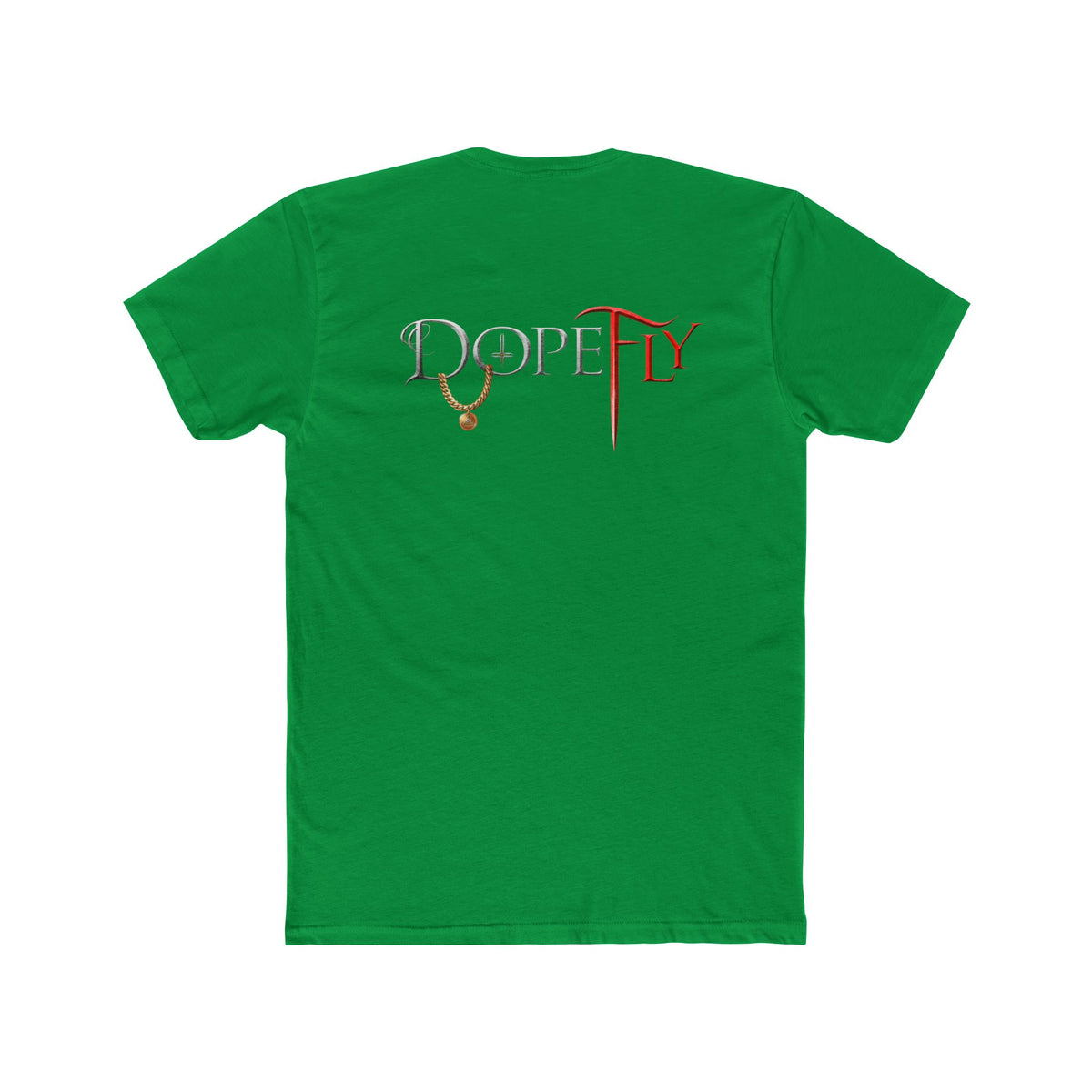Dopefly World Men's Cotton Crew Tee