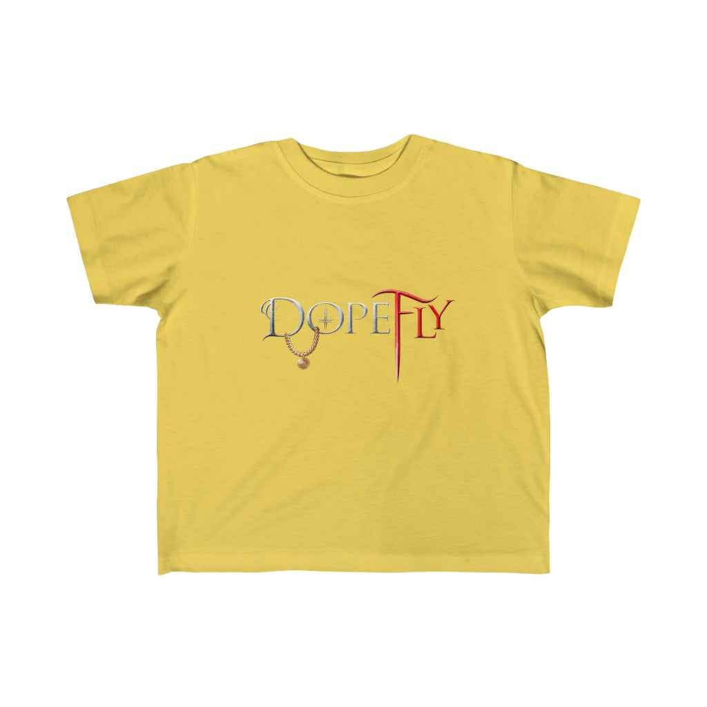 Dopefly World Kid&#39;s Fine Jersey Tee
