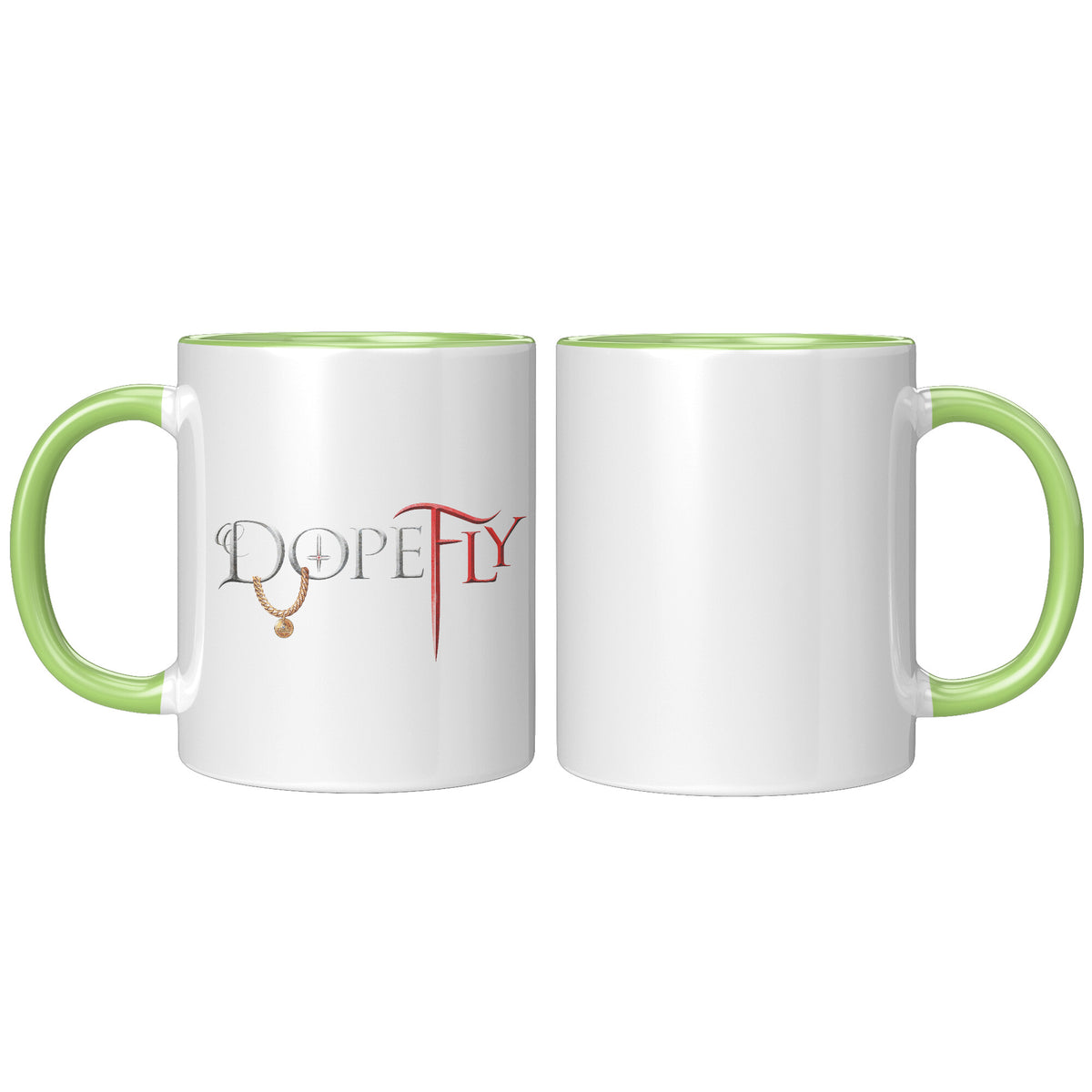 Dopefly World 11oz Accent Mug