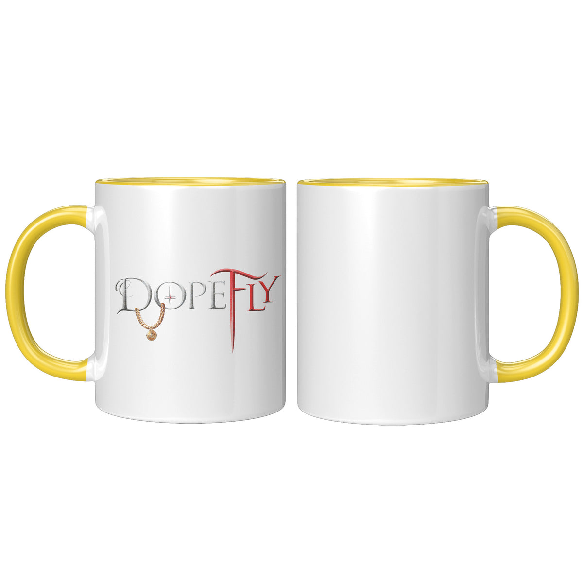 Dopefly World 11oz Accent Mug