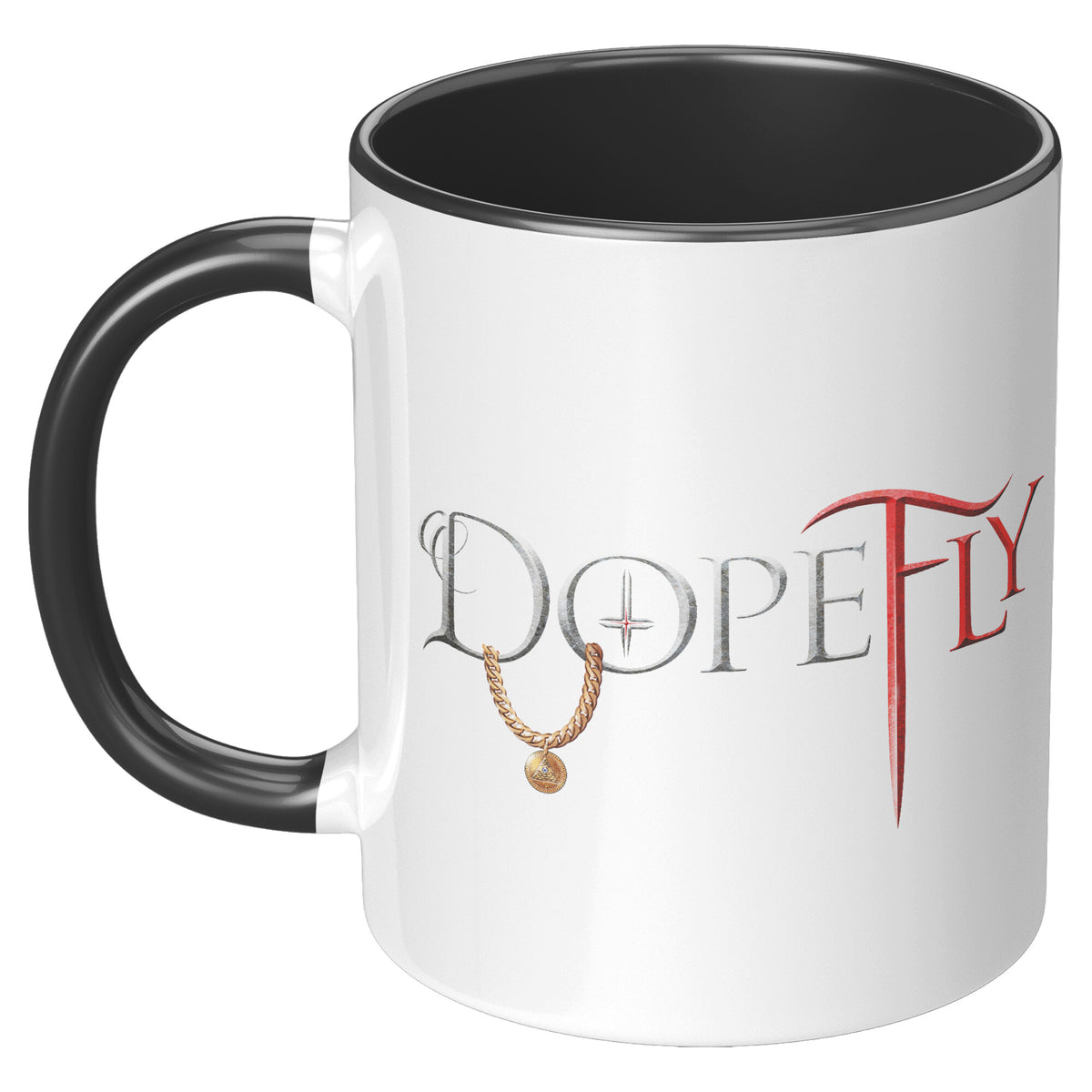 Dopefly World 11oz Accent Mug