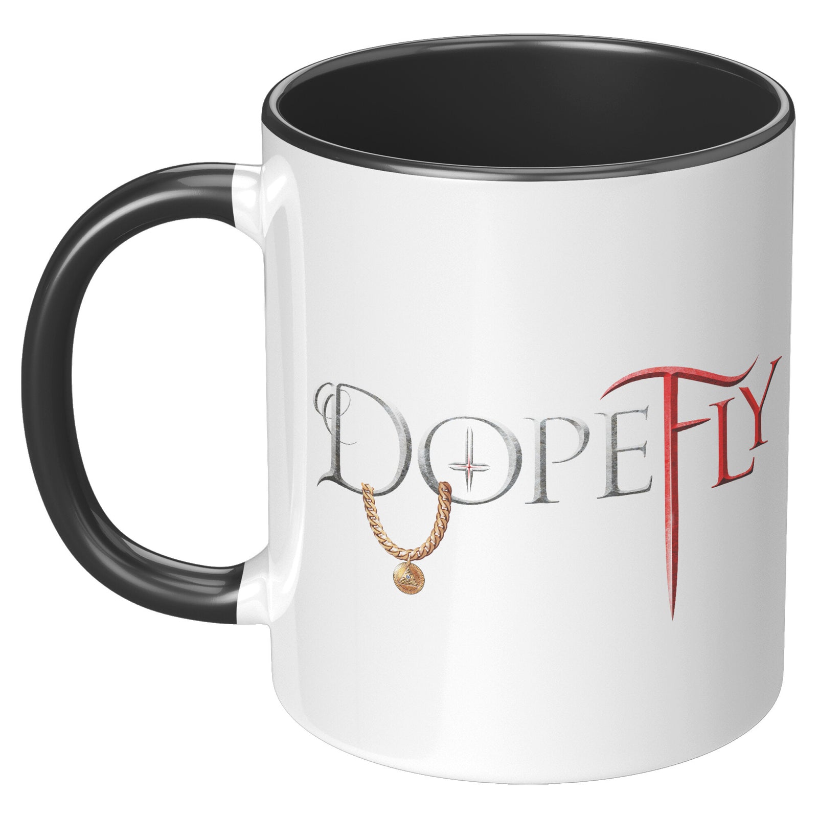Dopefly World 11oz Accent Mug
