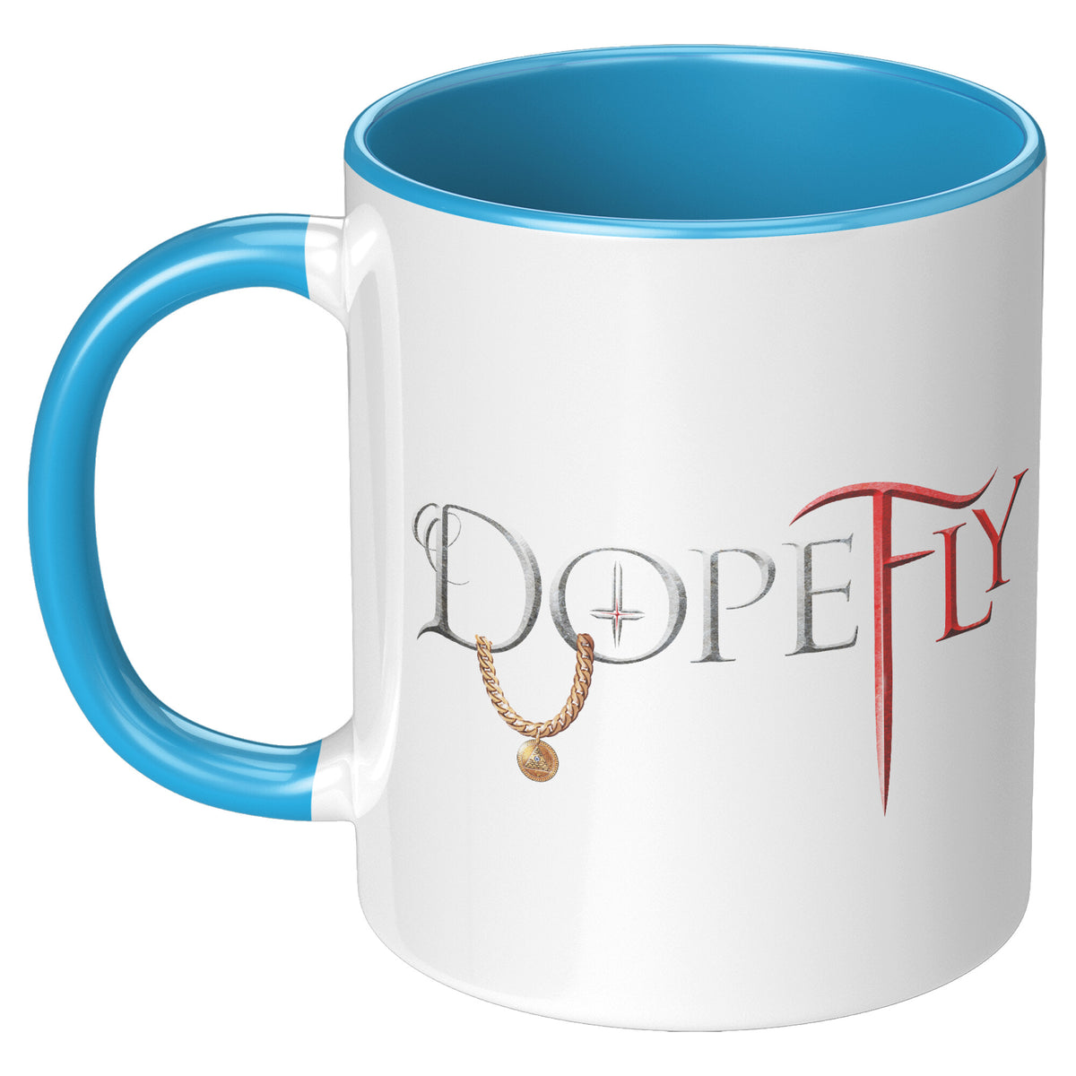 Dopefly World 11oz Accent Mug