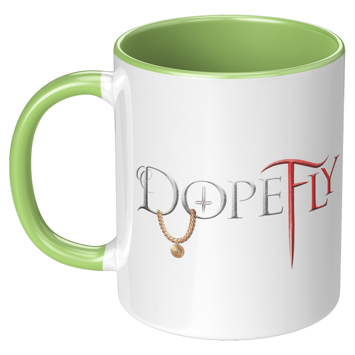 Dopefly World 11oz Accent Mug