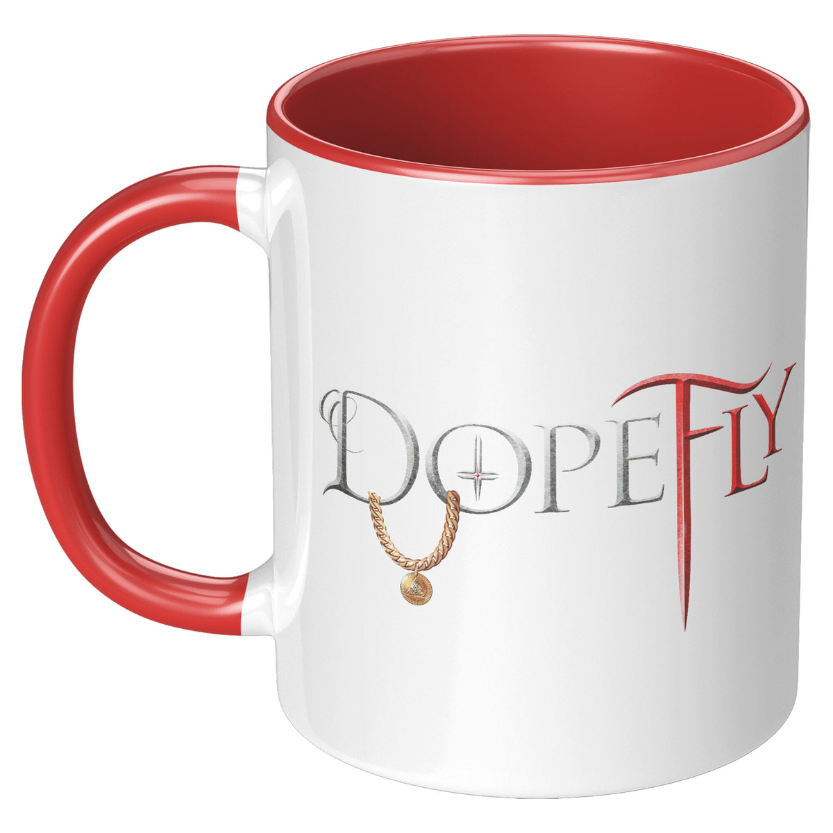 Dopefly World 11oz Accent Mug