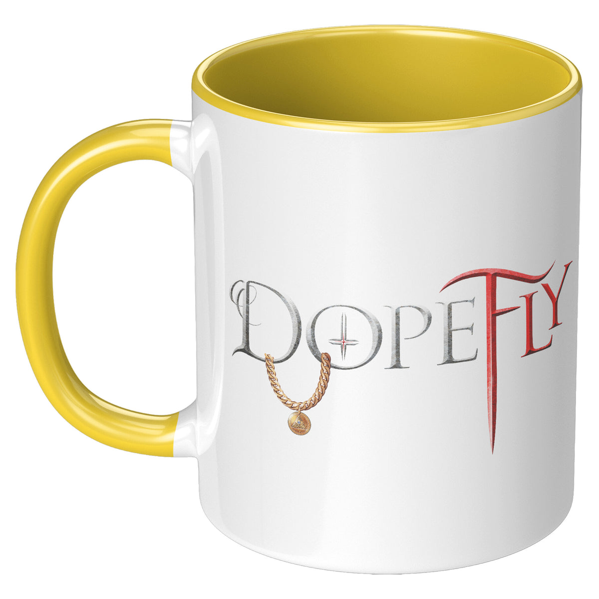 Dopefly World 11oz Accent Mug