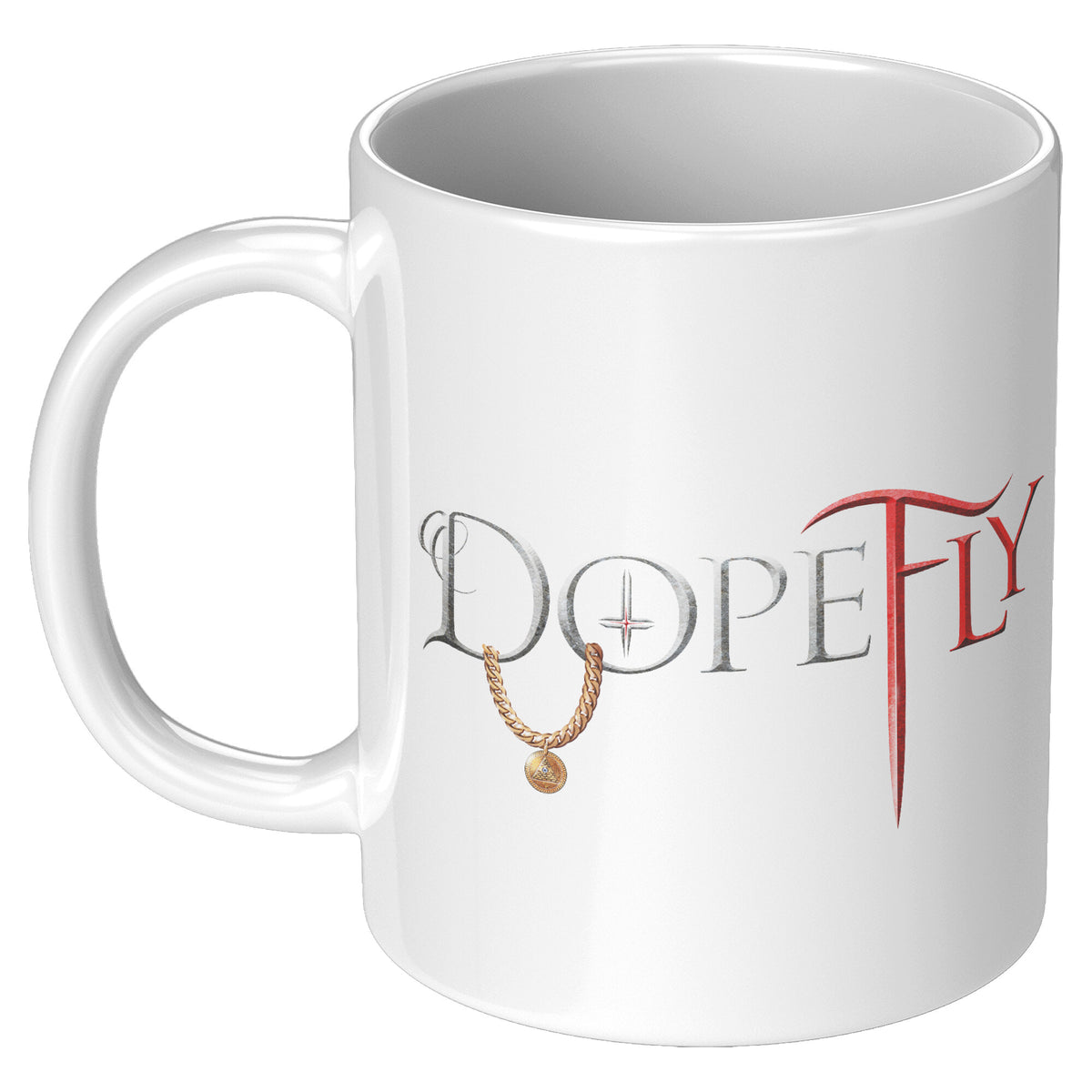 Dopefly World 11oz White Mug