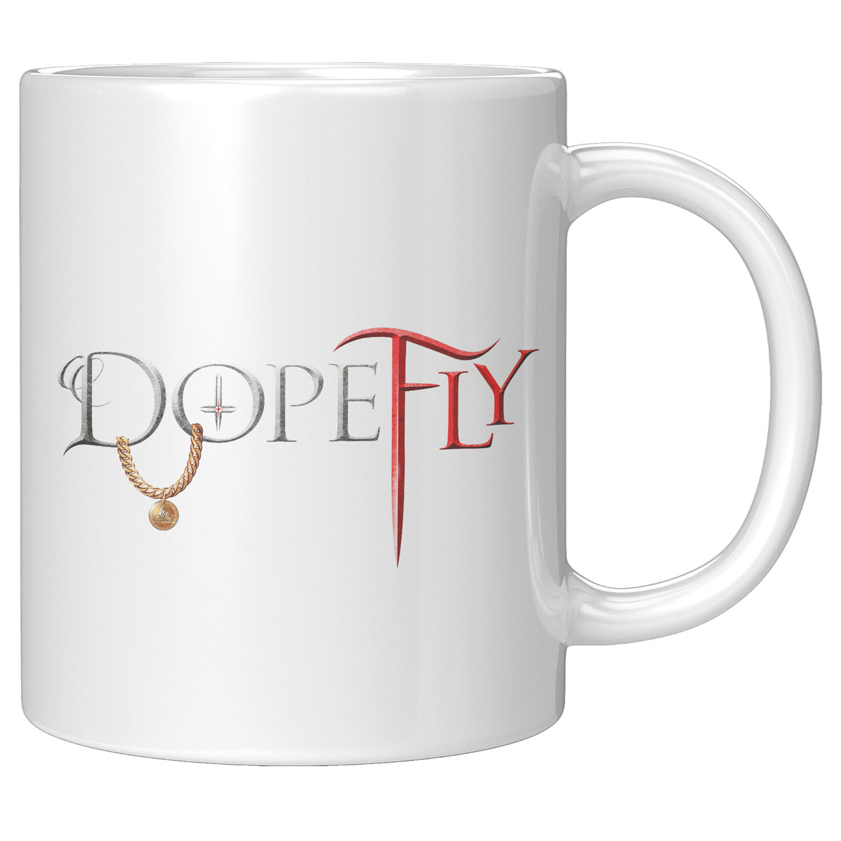 Dopefly World 11oz White Mug