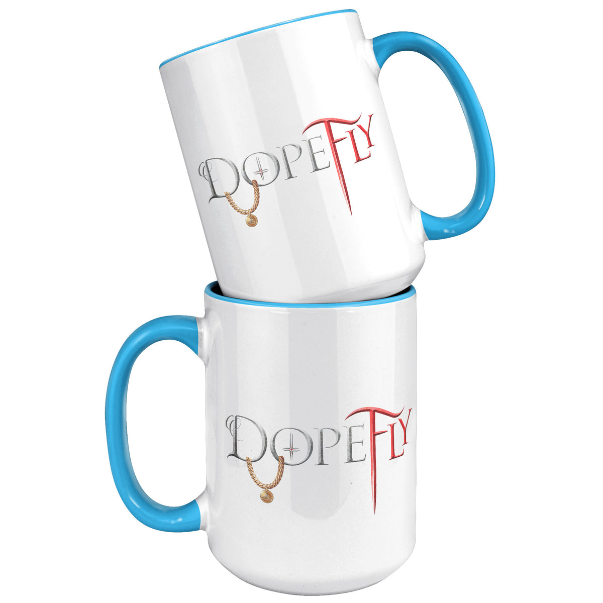Dopefly World 15oz Accent Mug