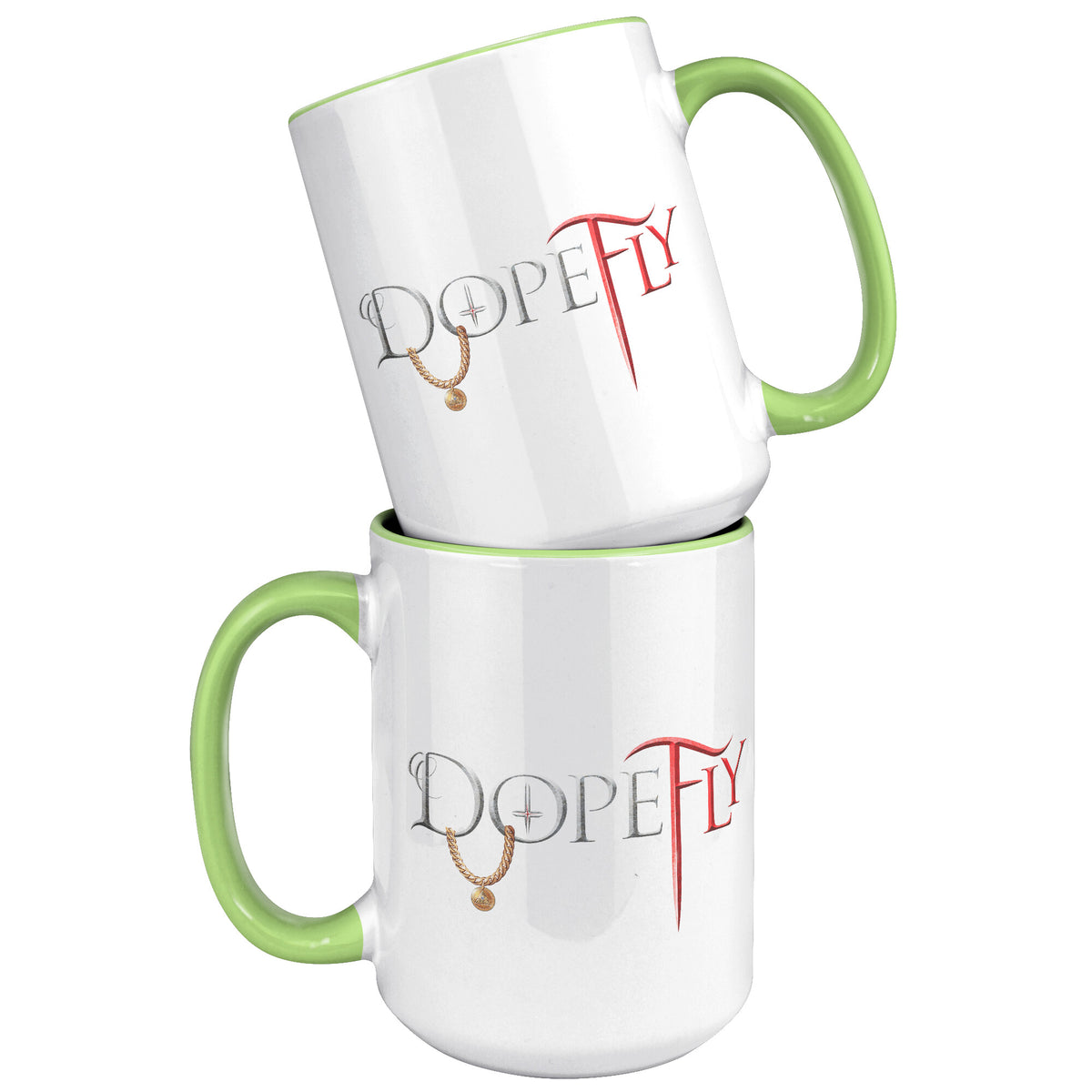 Dopefly World 15oz Accent Mug