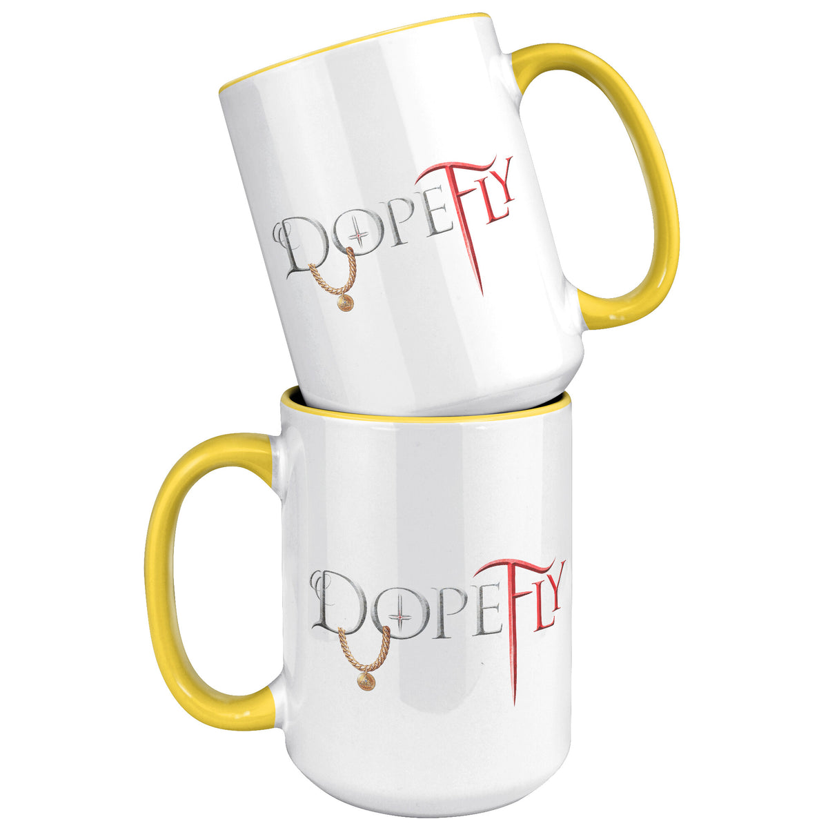Dopefly World 15oz Accent Mug