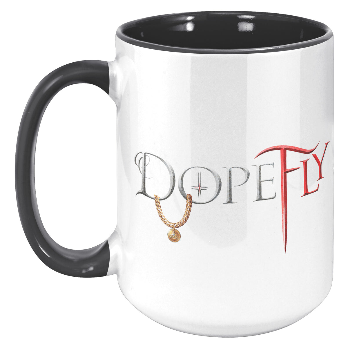 Dopefly World 15oz Accent Mug