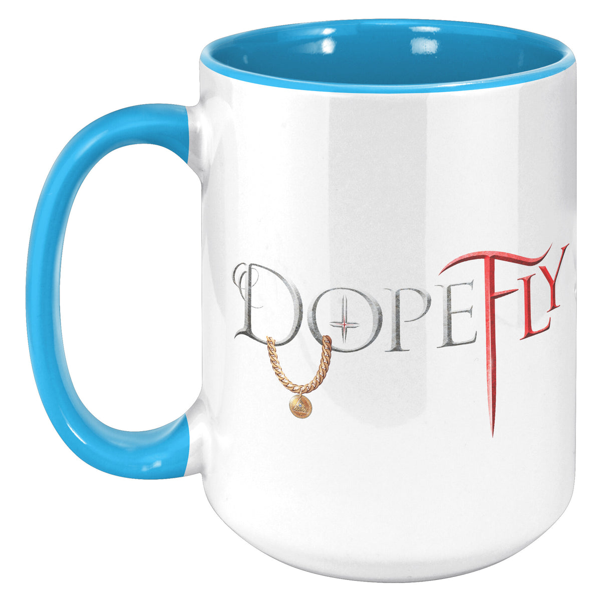 Dopefly World 15oz Accent Mug