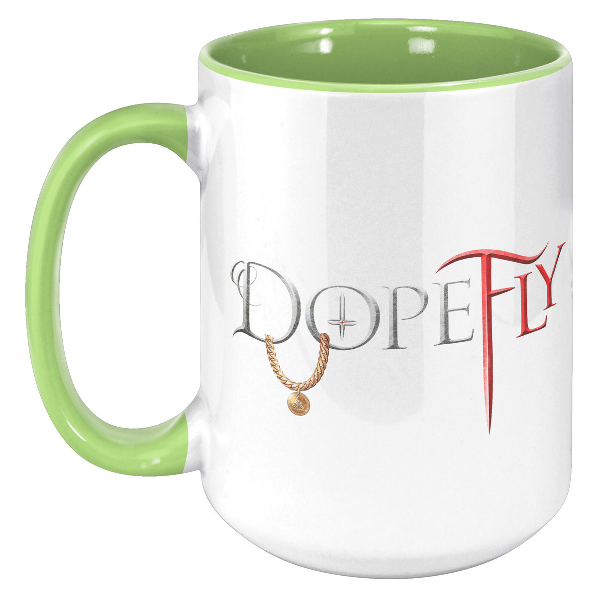 Dopefly World 15oz Accent Mug
