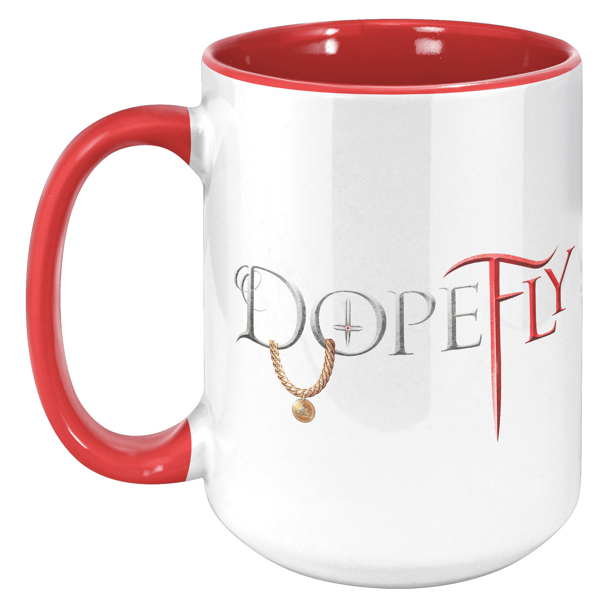 Dopefly World 15oz Accent Mug