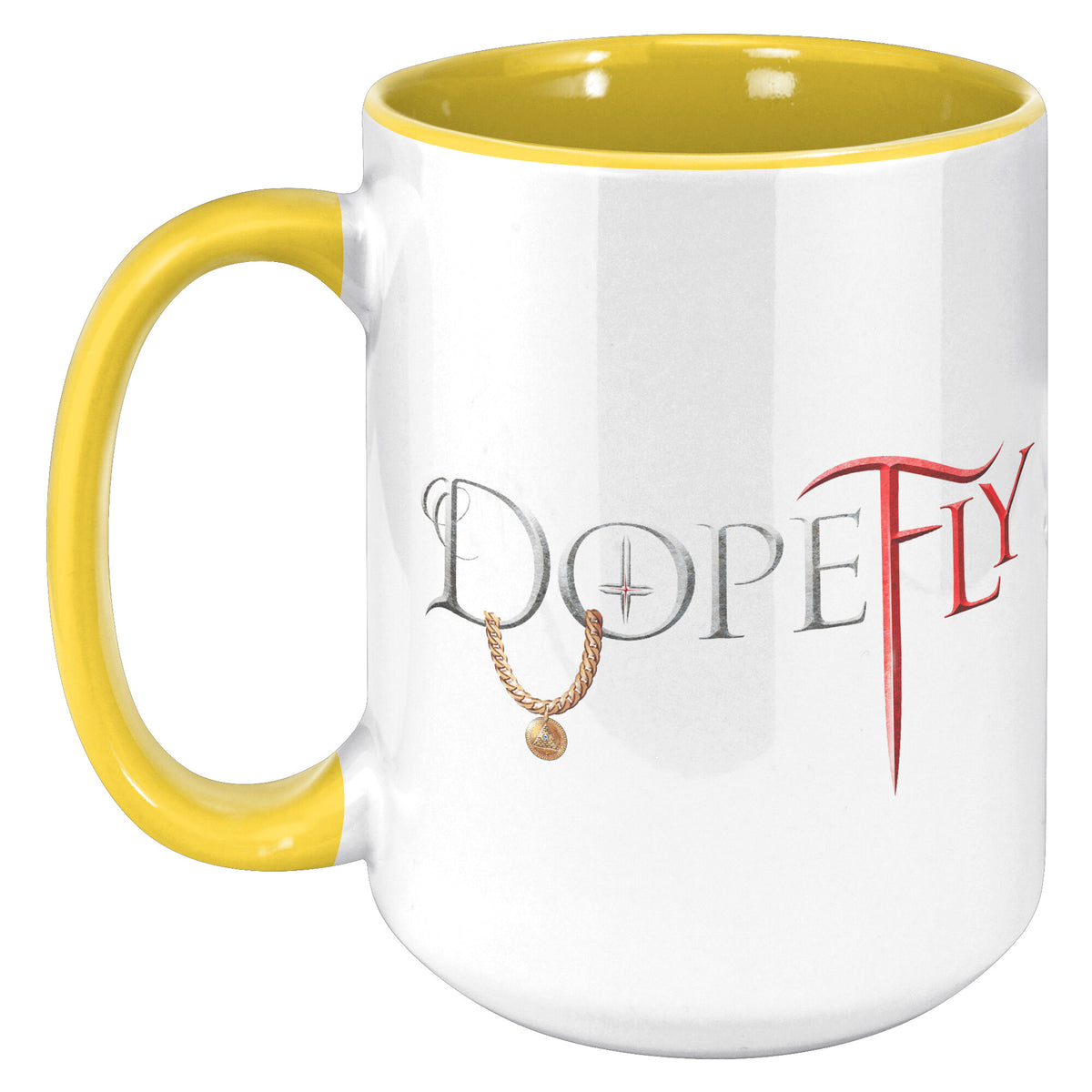 Dopefly World 15oz Accent Mug