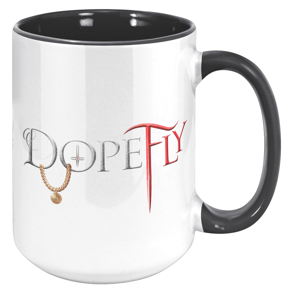 Dopefly World 15oz Accent Mug