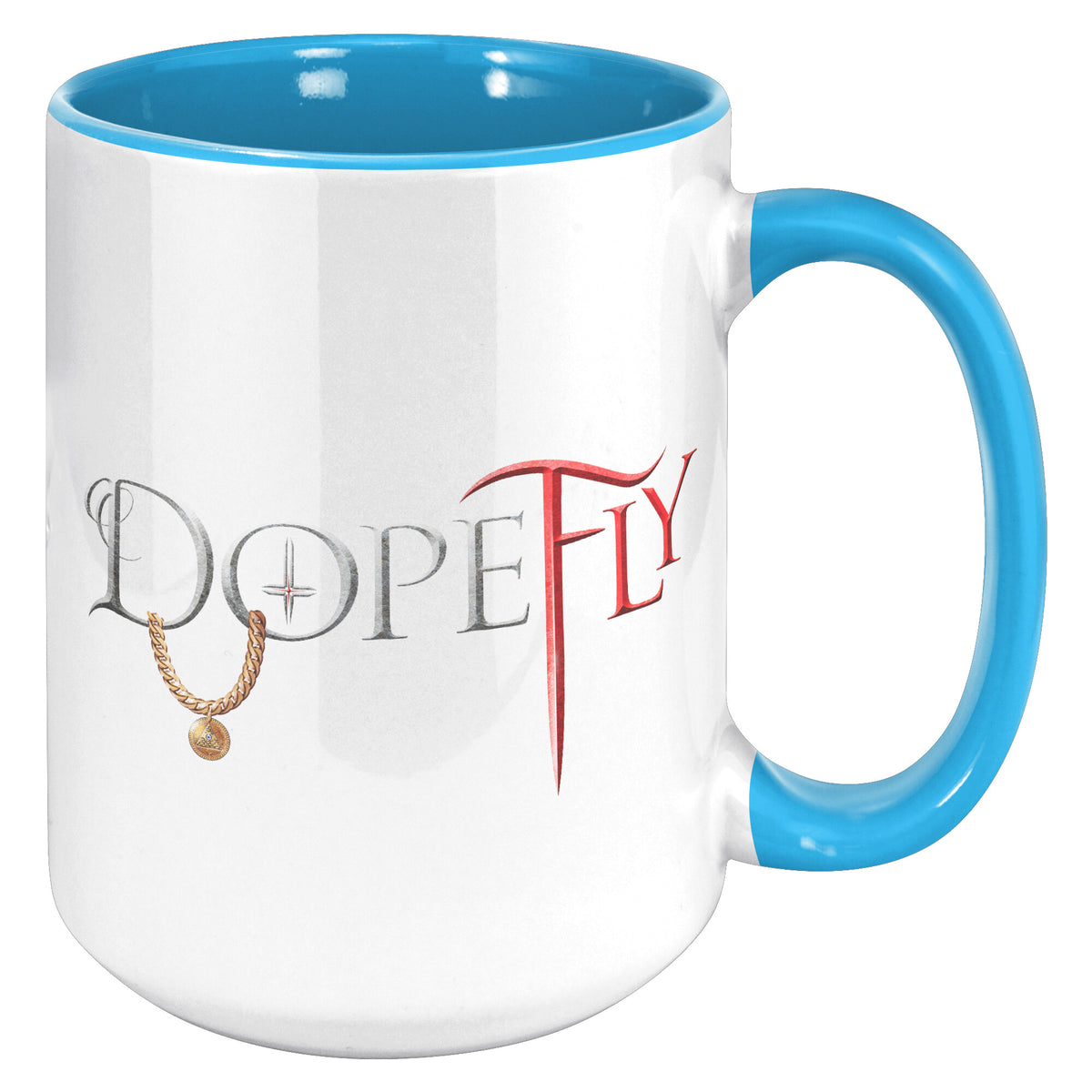 Dopefly World 15oz Accent Mug