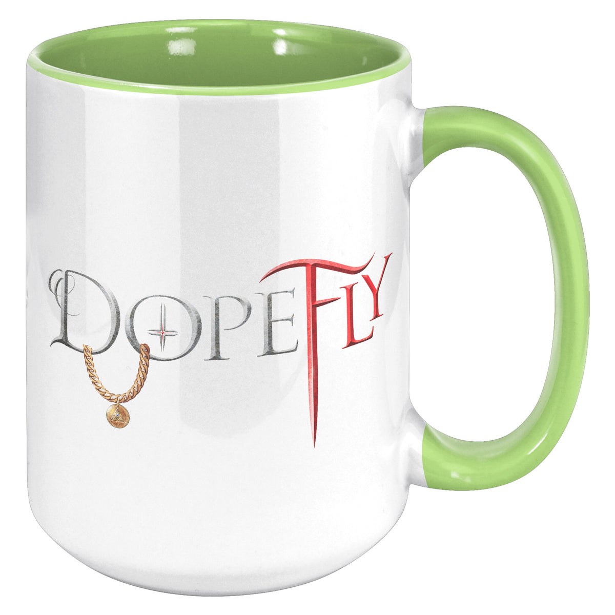 Dopefly World 15oz Accent Mug