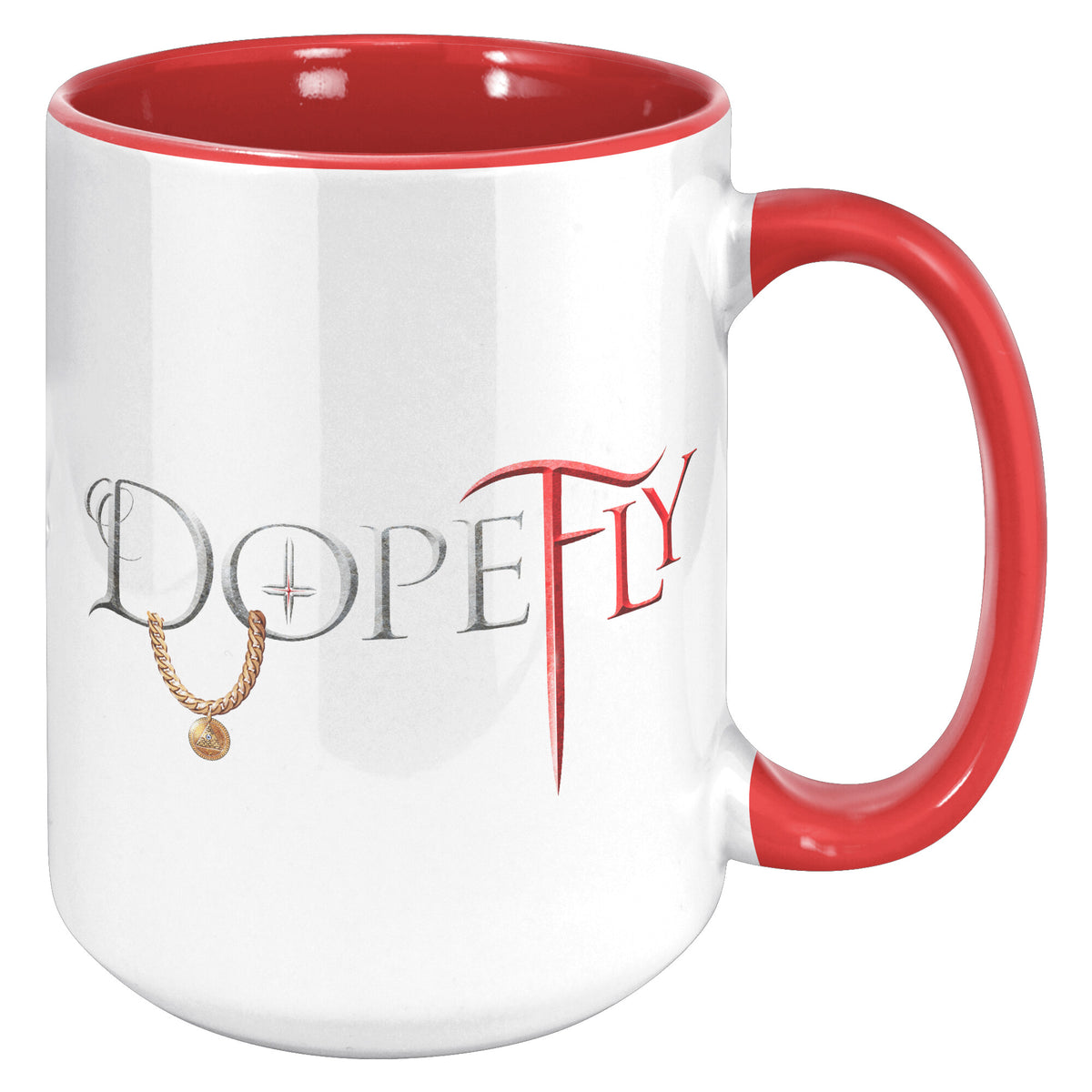 Dopefly World 15oz Accent Mug