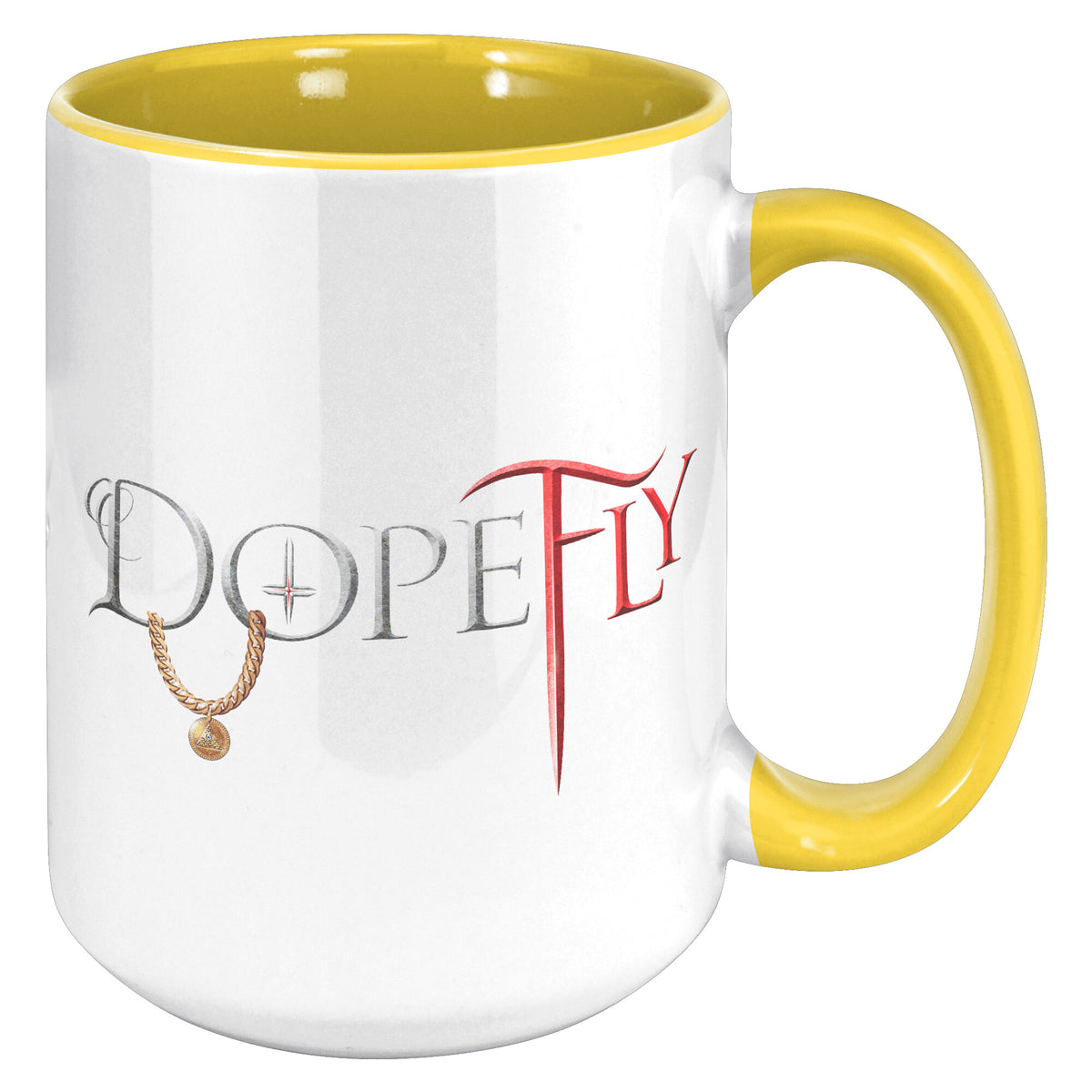 Dopefly World 15oz Accent Mug
