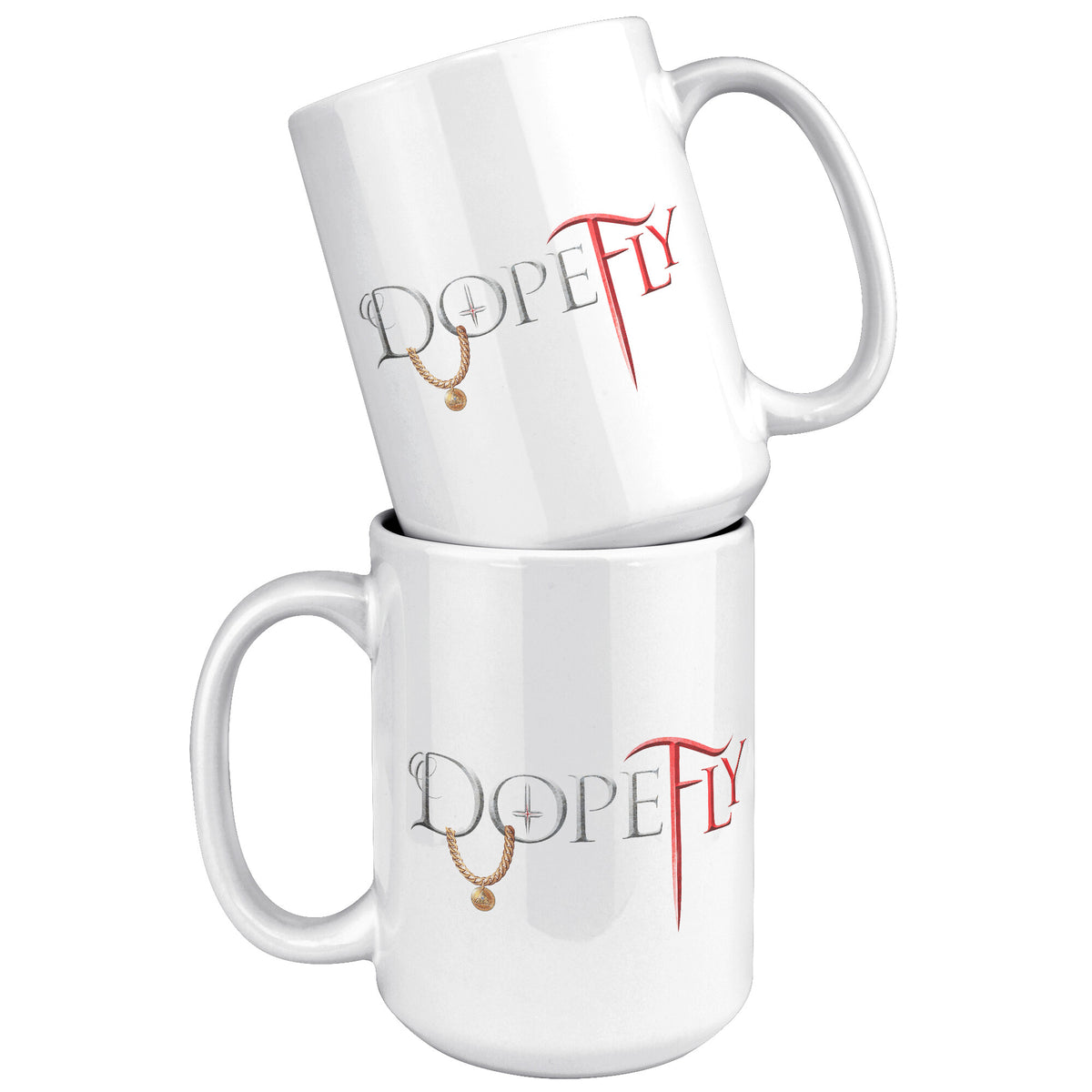 Dopefly World 15oz Accent Mug