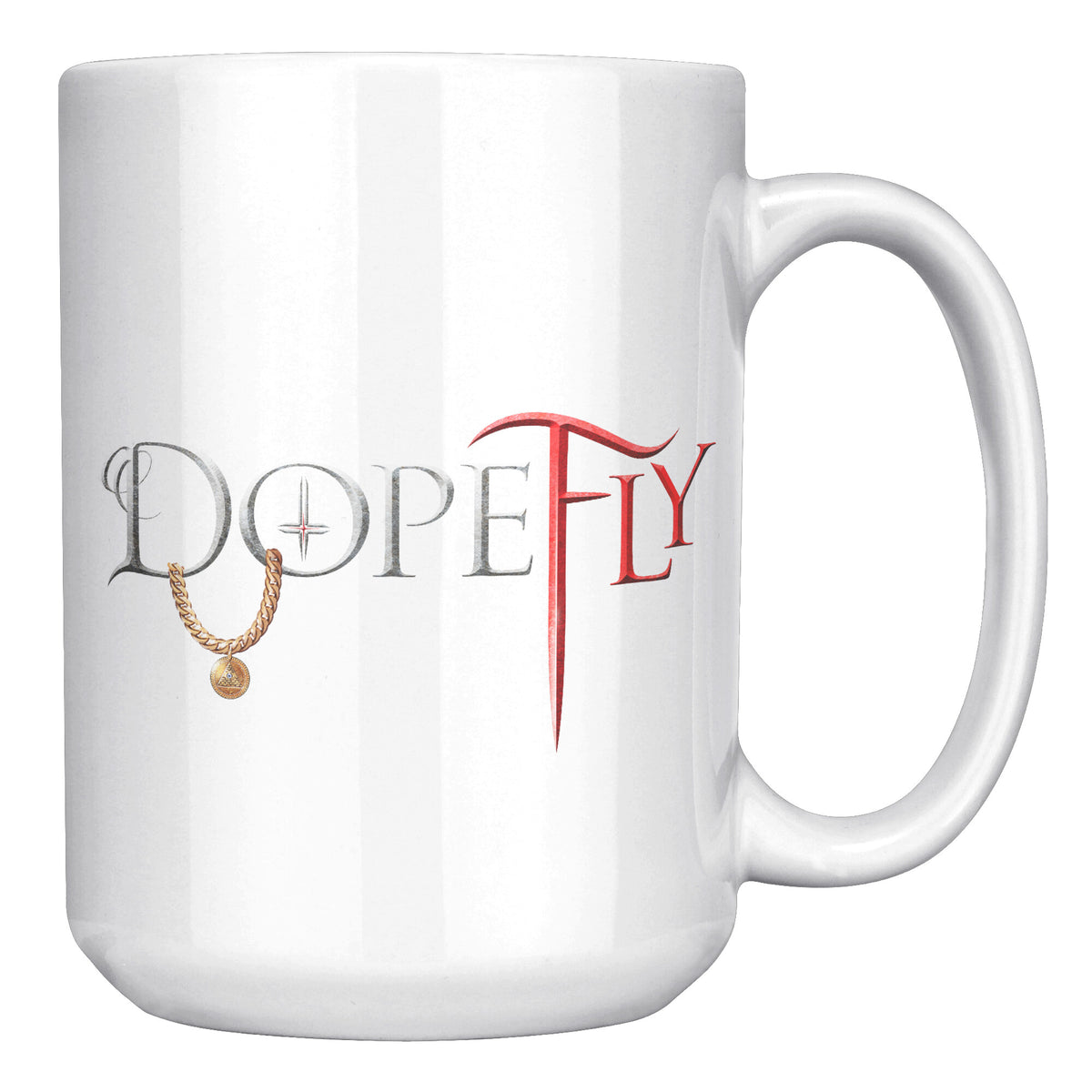 Dopefly World 15oz White Mug
