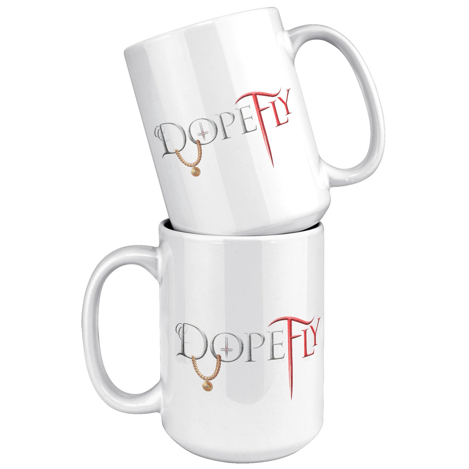Dopefly World 15oz White Mug