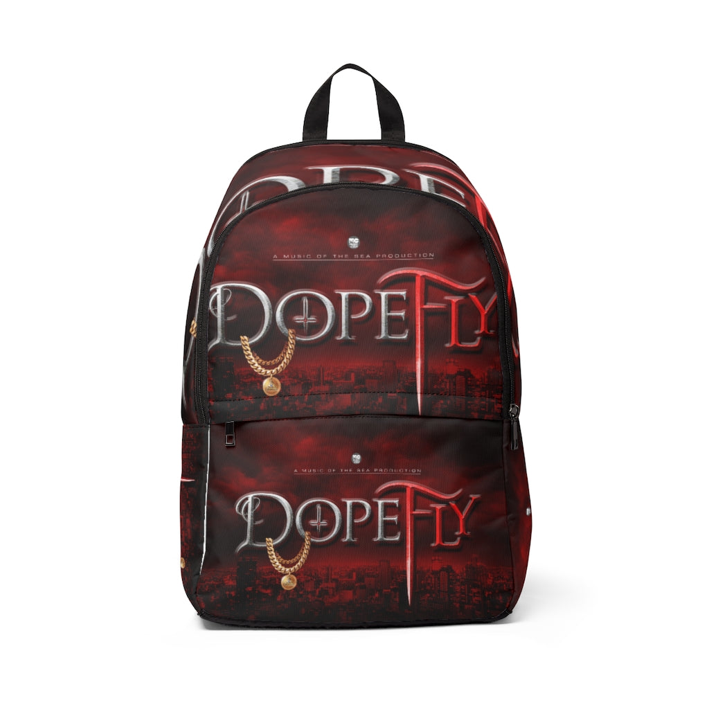 Dopefly World Unisex Fabric Backpack