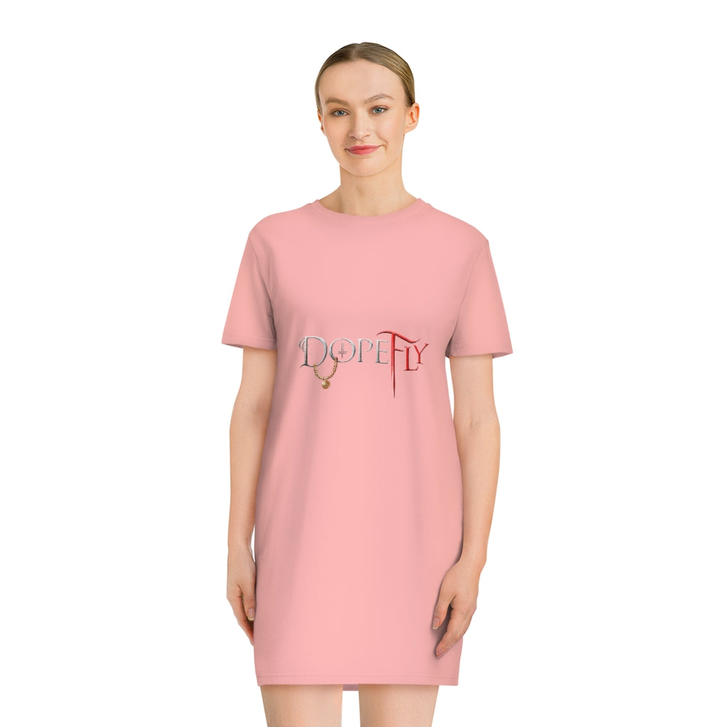 Dopefly World Spinner T-Shirt Dress
